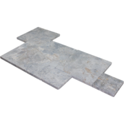 Silver Marble Paver French Pattern Set 30mm